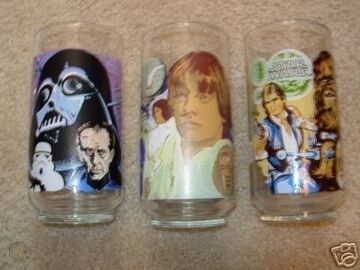 Star wars glasses burger king 1977 new arrivals