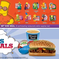 the simpsons burger king toys