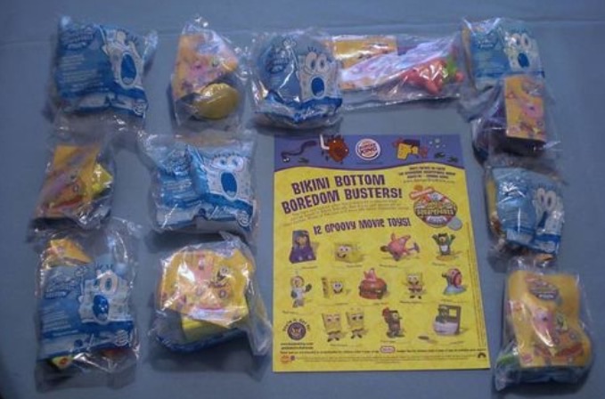 burger king spongebob toys