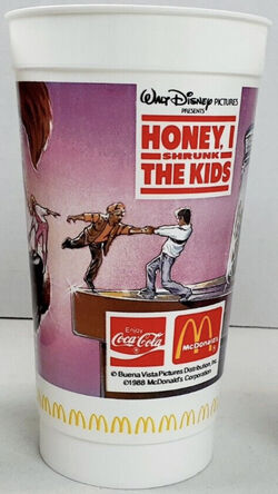 Vintage Disney 1988 Honey I Shrunk the Kids McDonald's Plastic Coca-Cola  Cup on eBid United States
