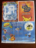 A Silly Slammers Burger King Halloween magazine, released in late September, 1999, announcing the Pokémon promotion for early November.