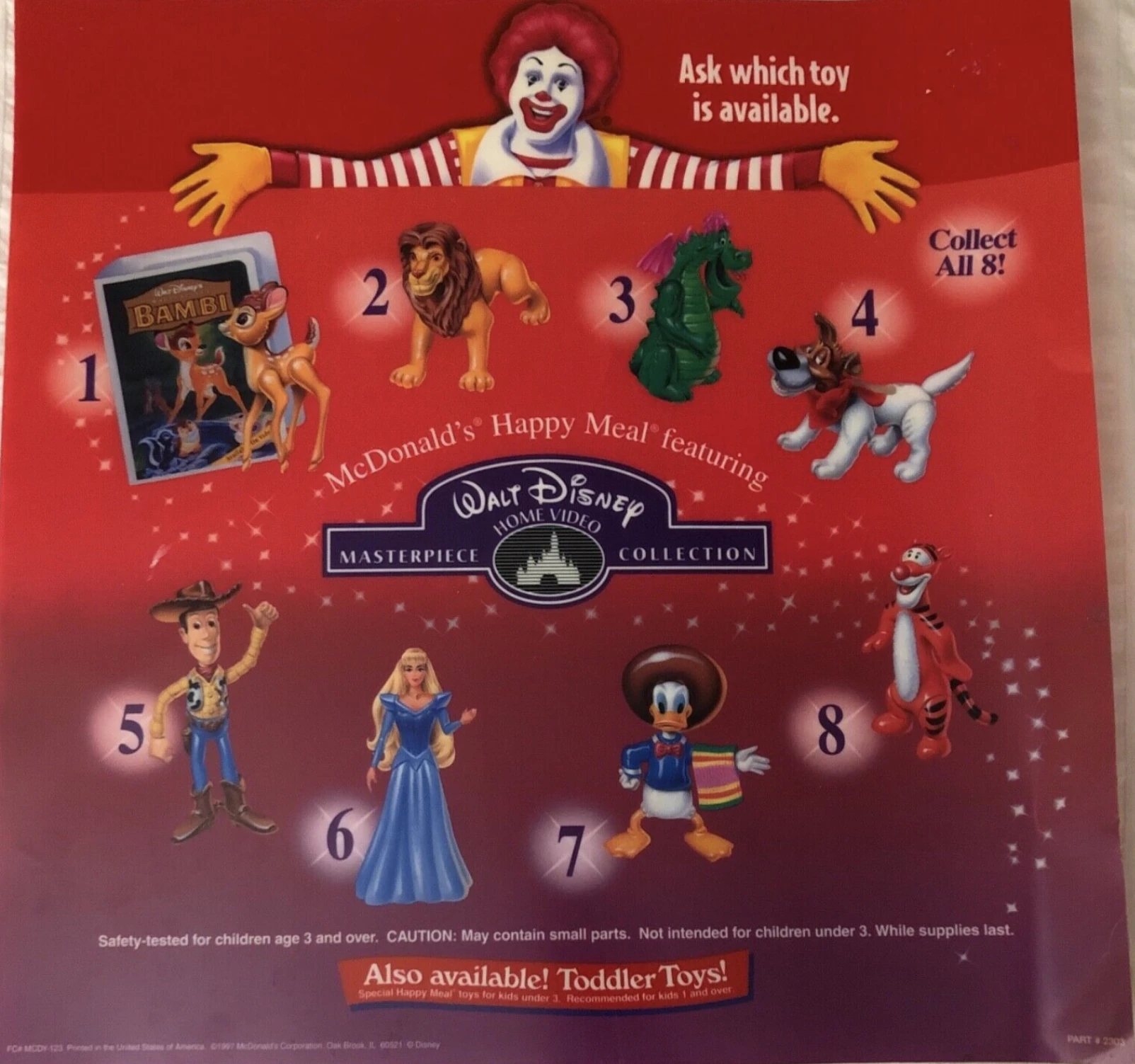 Walt Disney Masterpiece Collection (McDonald's, 1996-98) | Kids