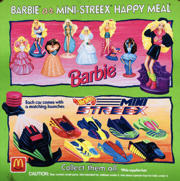 Mcdonalds barbie happy meal toys 1992 hot sale