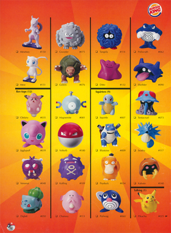 Pokemon the first movie burger king toys cheap