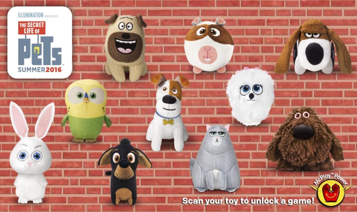 The Secret Life of Pets McDonalds 2016 Kids Meal Wiki Fandom