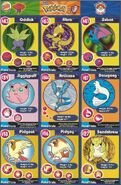 Burger King Pokémon Master sheet #19 (Front).