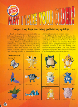 Pokemon Burger King 1999 Kids Meal Wiki Fandom