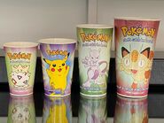 Pokémon cups from the promotion.