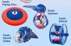 sonic x mcdonalds toys
