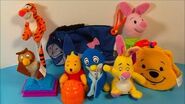 2001 DISNEY'S THE BOOK OF POOH SET OF 8 McDONALD'S HAPPY MEAL TOY'S VIDEO REVIEW