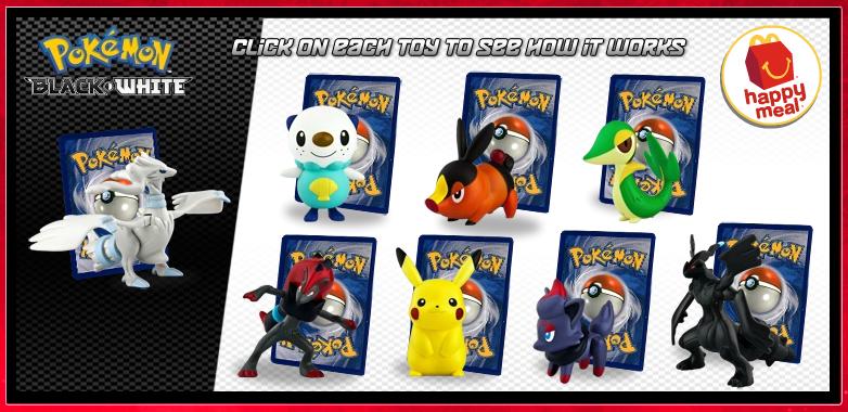 Nova Promoção McDonald's Pokémon Black / White ~ Noticias Animes
