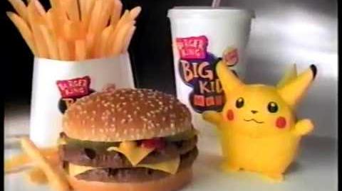 Burger King Pokemon Big Kids Meal Commercial (2000)