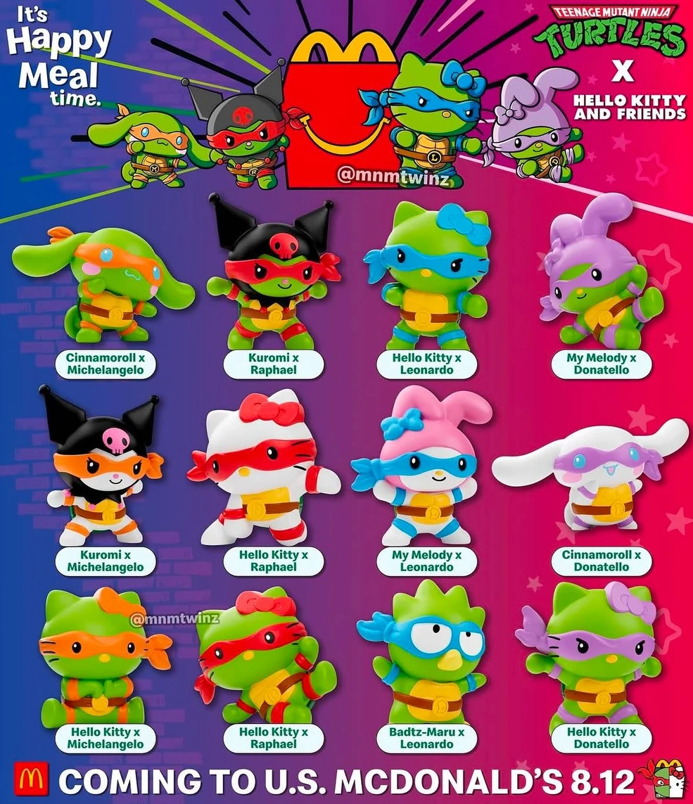 Teenage Mutant Ninja Turtles X Hello Kitty and Friends | Kids Meal