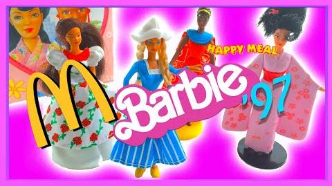 McDonald's BARBIE Happy Meal Toys (VERY RARE) - Complete Set from 1997 Unboxing from New! ‘90s Toys