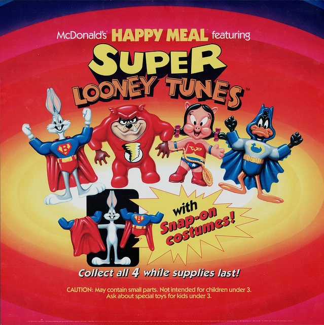 Super Looney Tunes (McDonald's, 1992) | Kids Meal Wiki | Fandom