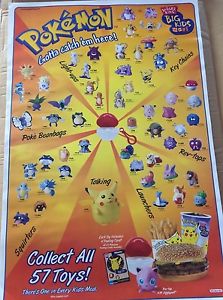 Burger king hot sale pokemon 1999