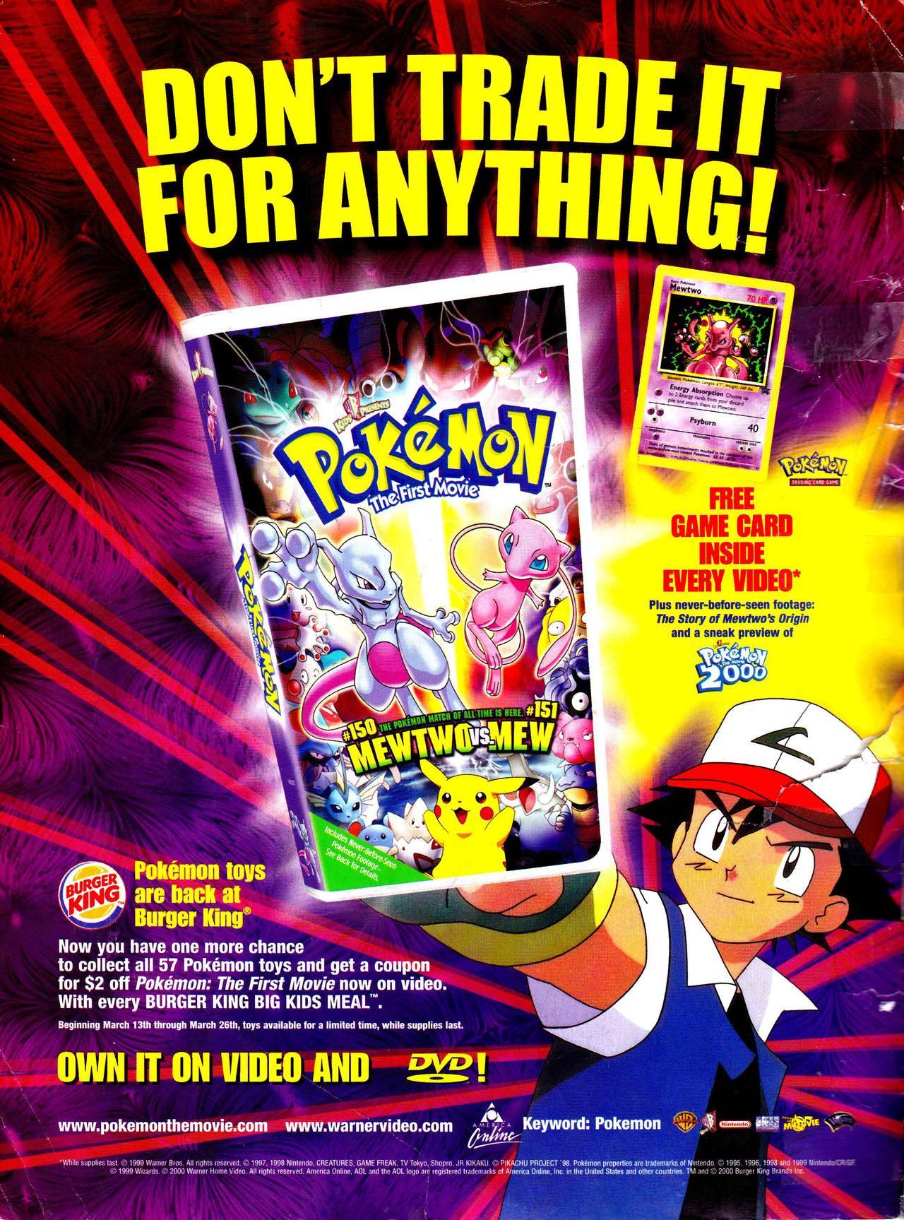 Pokemon the first movie toys 2025