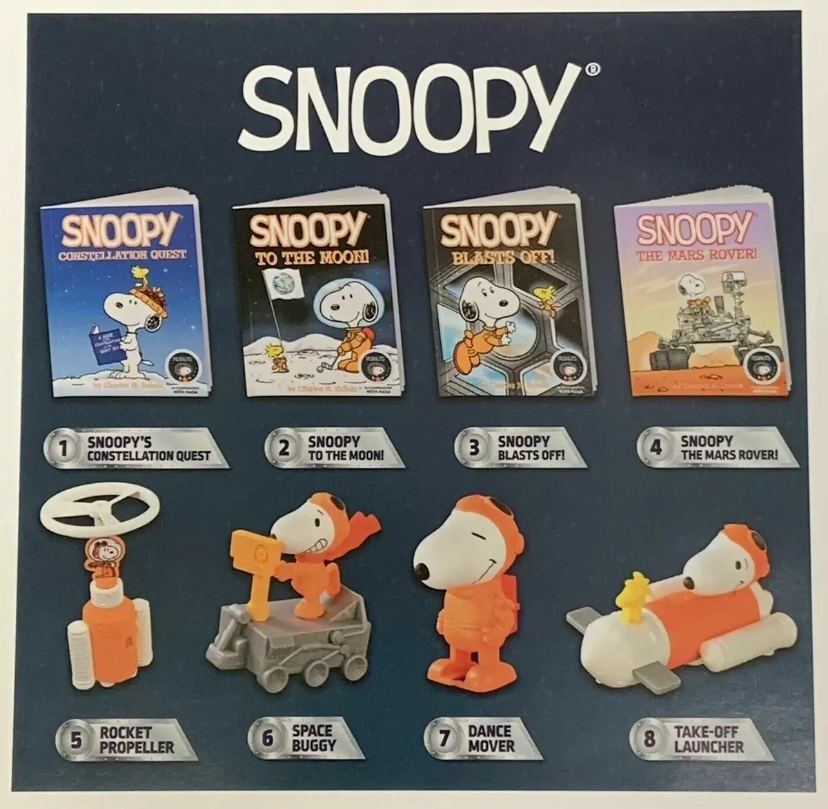NASA Snoopy (2019, McDonald's) | Kids Meal Wiki | Fandom