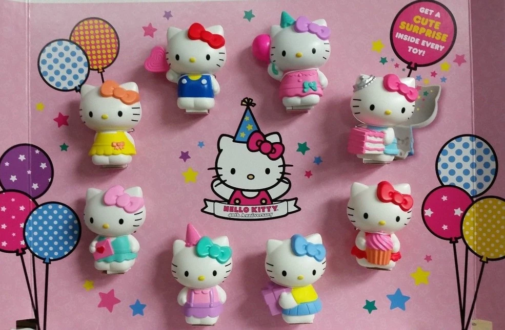 Hello Kitty 40th Anniversary (McDonald's, 2014) | Kids Meal Wiki