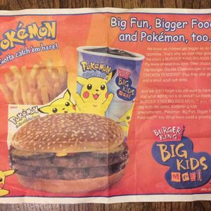 Pokemon Burger King 1999 Kids Meal Wiki Fandom