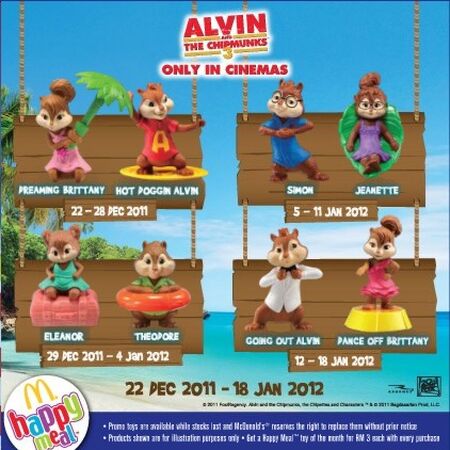 alvin and the chipmunks 3 mcdonalds