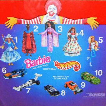 Barbie / Hot Wheels (McDonald's, 1996) | Kids Meal Wiki | Fandom Barbie / Hot Wheels (McDonald's, 1996) | Kids Meal Wiki | Fandom
