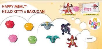 2011 McD Italy Hello Kitty Bakugan