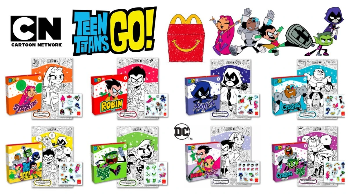 Teen Titans Go! (Mcdonald’s, 2022) | Kids Meal Wiki | Fandom