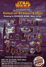 Star Wars Episode III: Revenge Of The Sith (Burger King, 2005) | Kids Meal Wiki | Fandom