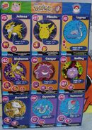 Burger King Pokémon Master sheet #12 (Front).