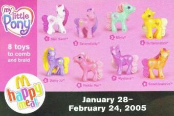 mcdonalds my little pony toys