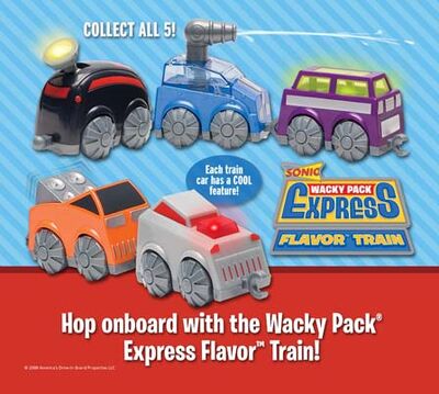 Sonic Wacky Pack Express Flavor Train