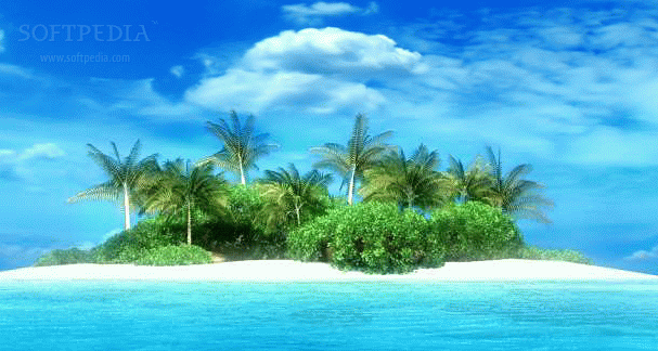 tropical island paradise