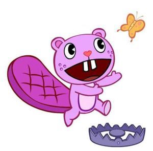 Happy Tree Friends Toy Trexi Series Action Mini Figure Model