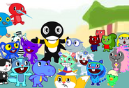 A lot more often-seen characters From left: Rio, Gothy, Daydream, Pointy, Squabbles, Celeste, Tycoon, Pierre, Bruiser, Fizzles, Eejit, Stone, Snooty and Cranky, Jerky, Stacy, Hatchy, Pepper, and Cliste. Anyone we forgot?