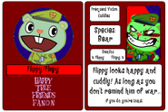 Flippy's trading card.