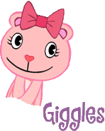 Giggles' Season 1 Intro Pop-Up Render. (Goof: As usual, her head marking is missing. And her front teeth.)