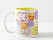 Graphic Design Two-Tone Coffee Mug.
