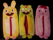 Cuddles, Nutty and Giggles pencil holders from Japan.