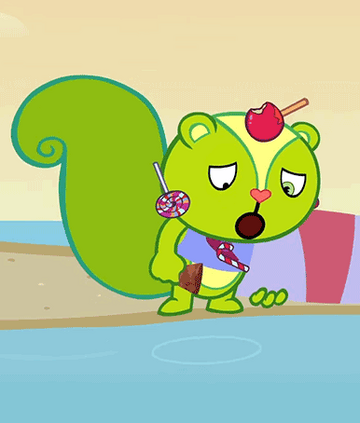 ナッティ シルバーピアス Happy Tree Friends Nutty Happy Tree Friends Nutty - Etsy