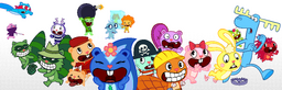 Happy Tree Friends Main Cast map image