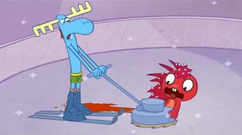 Flaky's scream in "Rink Hijinks" is reused in many HTF episodes