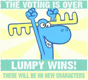 Lumpy Wins Vote or Die