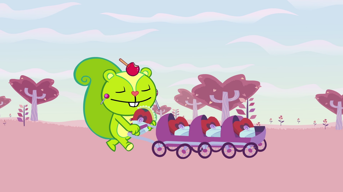 Кровавый мультик Happy Tree friends