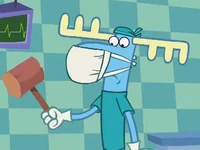 The way Lumpy applies an "anesthetic".