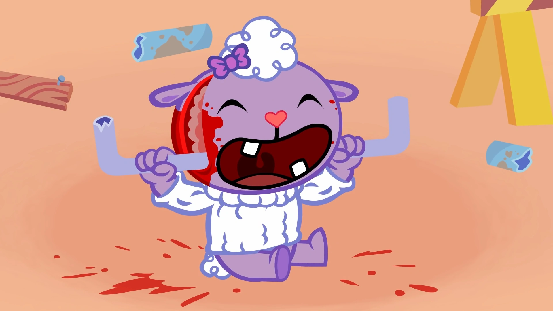 Happy Tree Friends Anime Lammy HTF Happy Tree Friends Pluche Pop