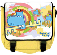 Lumpy messenger bag.