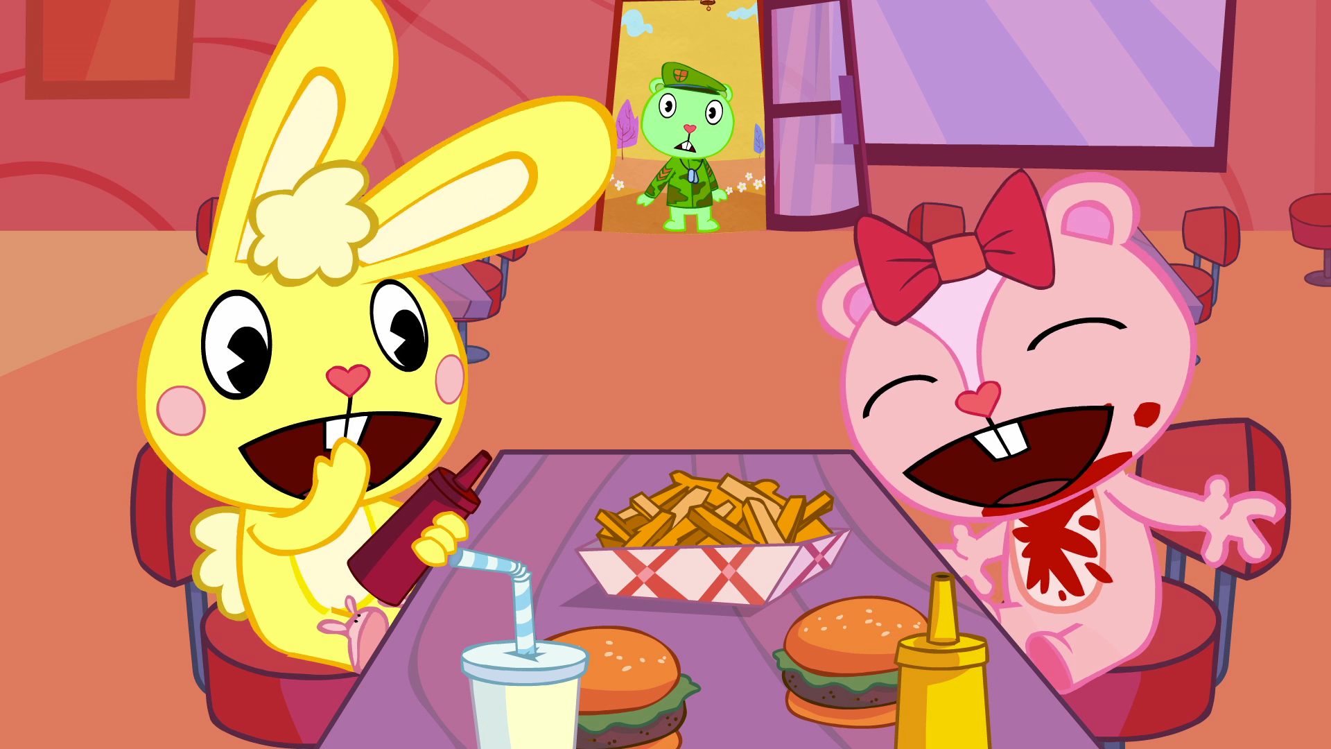 Flippin Burgers Happy Tree Friends Wiki Fandom