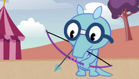 Sniffles with a bow and arrow.