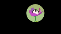 Petunia's eyeball is in a literal petunia!